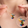 Pendientes Colibrí y collar